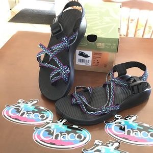 Chaco ZX2 Colorado Sandal, size 8 woman’s, blu window pane